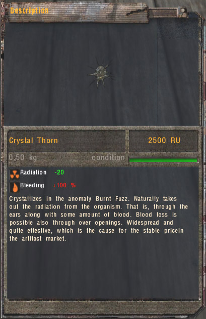 Crystal Thorn (Click image or link to go back)