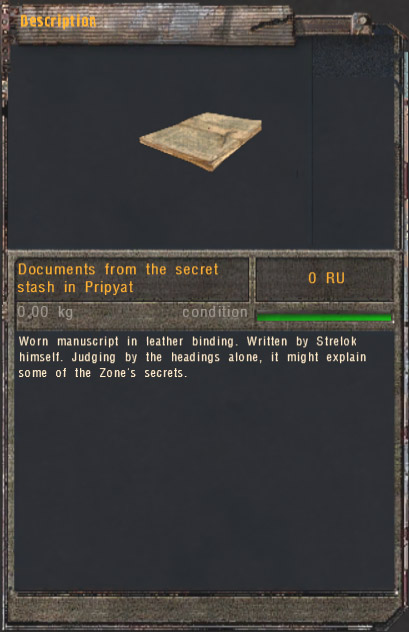 Documents from the secret stash in Pripyat (Click image or link to go back)
