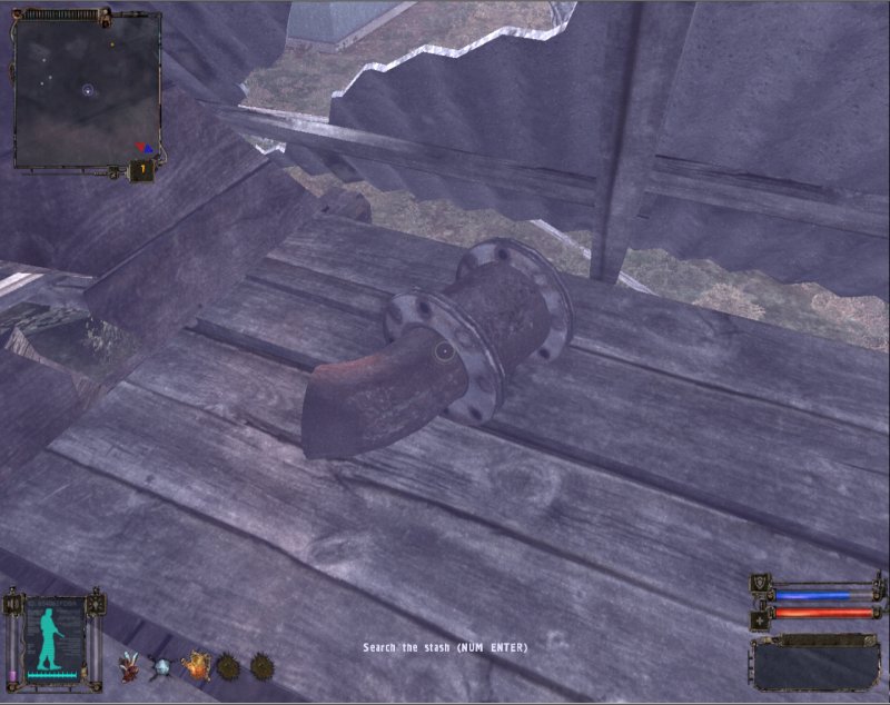 Stash: Secret stash in the pipe (Click image or link to go back)