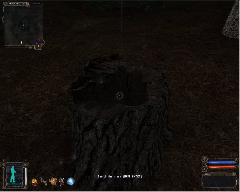 Stash: Rotted stump (Click image or link to go back)