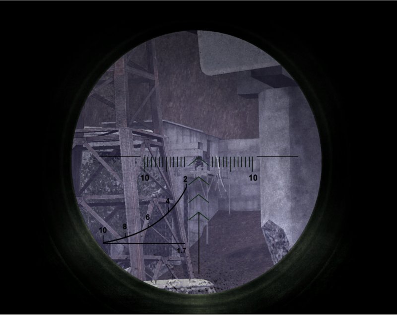 Another sniper ahead on an elevated walkway (Click image or link to go back)